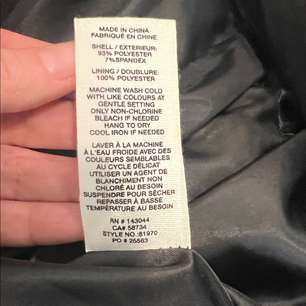 Avec Les Filles Black Double Breasted Long Blazer Size S - Picture 8 of 8